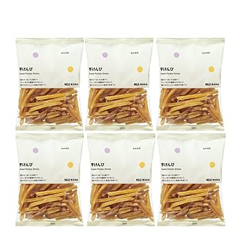 Amazon.co.jp: MUJI Sweet Potato Potatoes, 3.5 oz (100 g) x 6